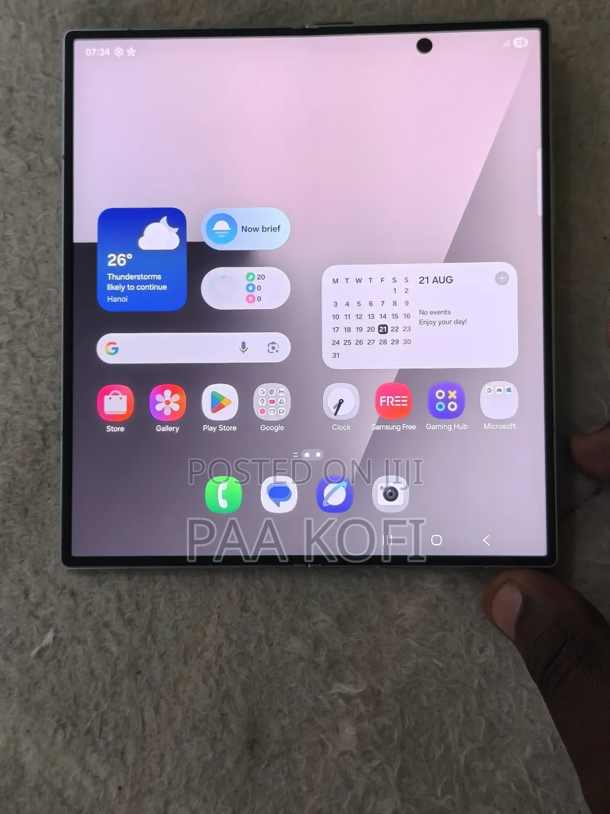 New Samsung Galaxy Z Fold7 256 GB Silver