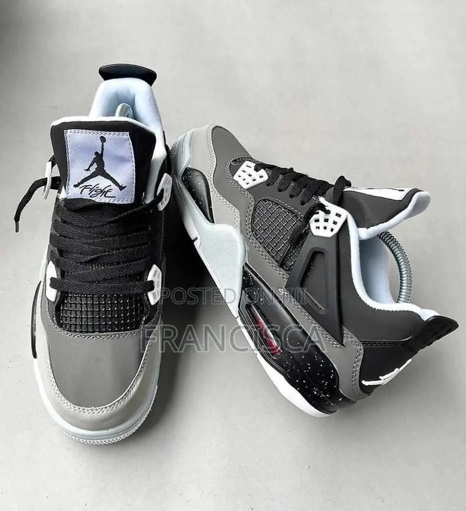 Stylish Jordan 4-Style Sneakers – Unisex