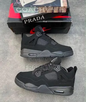 Stylish Jordan 4-Style Sneakers – Unisex
