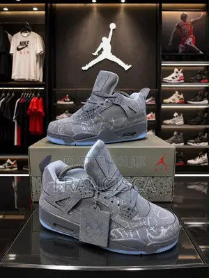 Stylish Jordan 4-Style Sneakers – Unisex