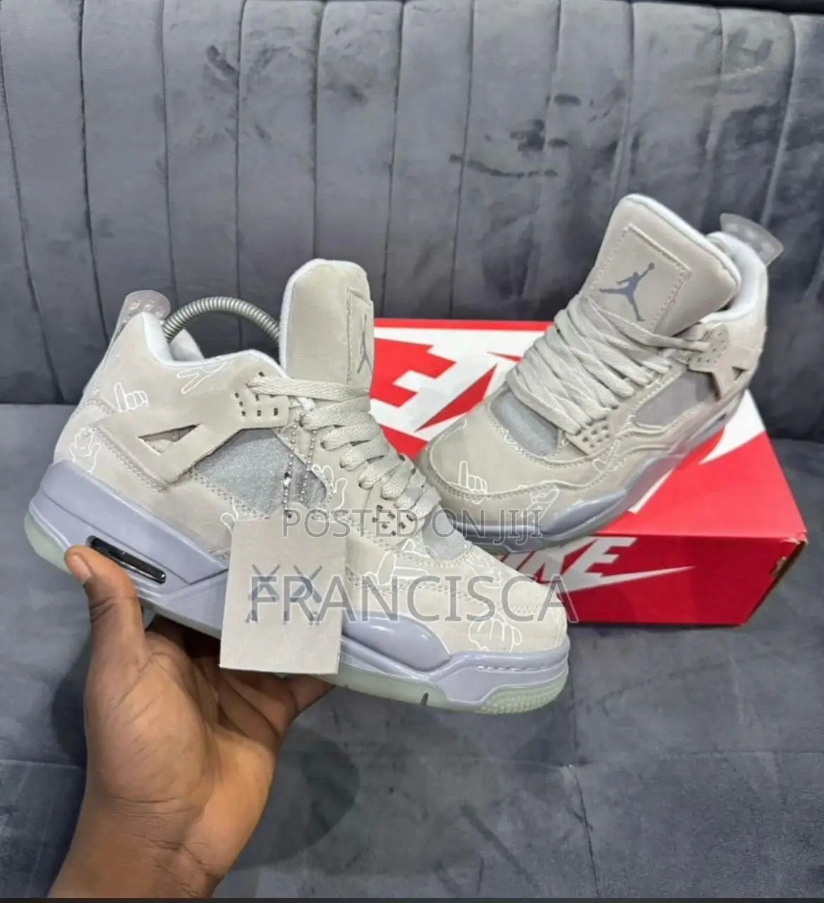 Stylish Jordan 4-Style Sneakers – Unisex
