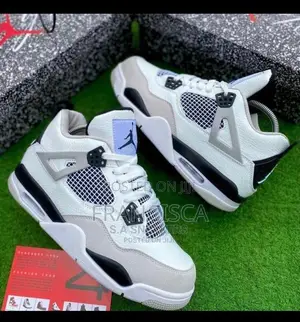 Stylish Jordan 4-Style Sneakers – Unisex