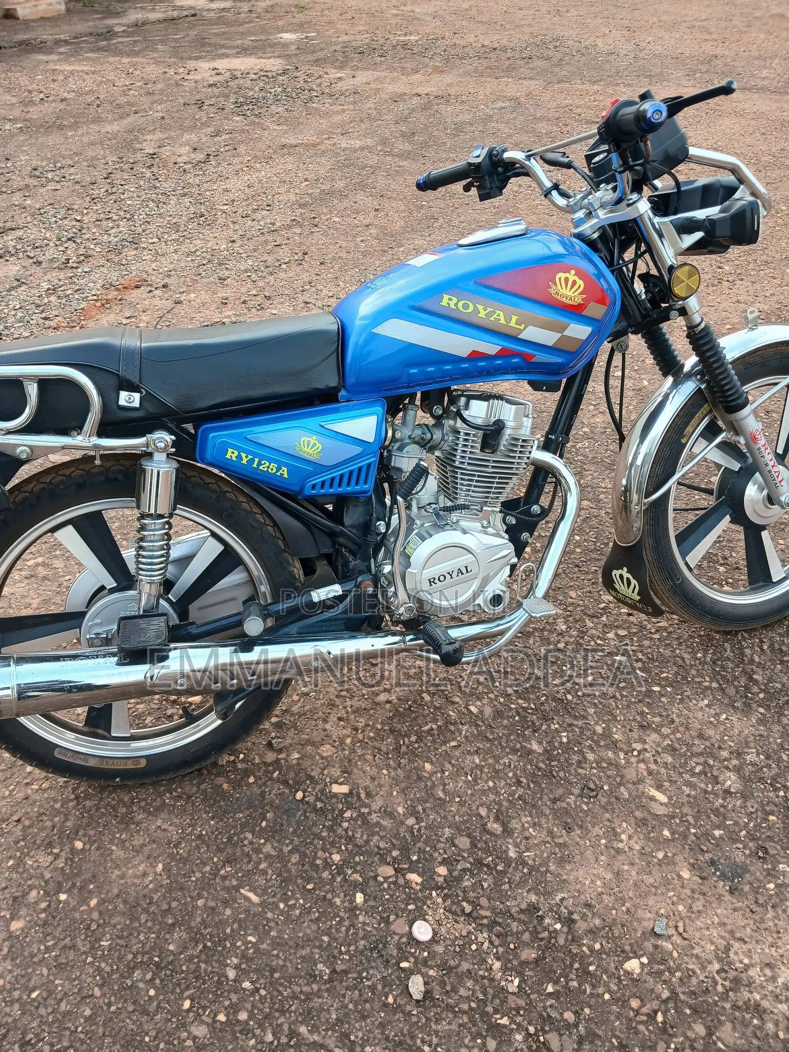 New Royal Motorcycle 2026 Blue