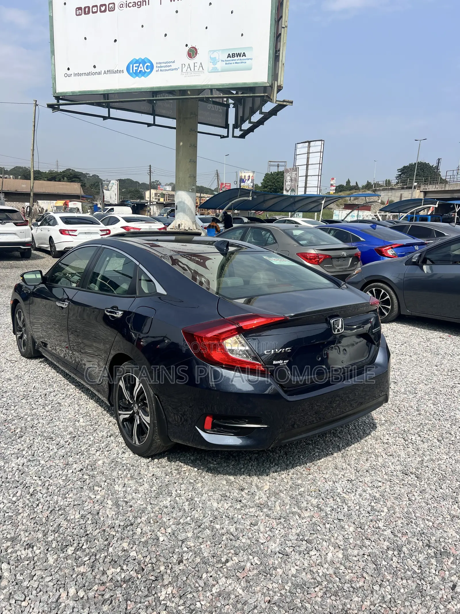 Honda Civic Touring Sedan 2018 Black