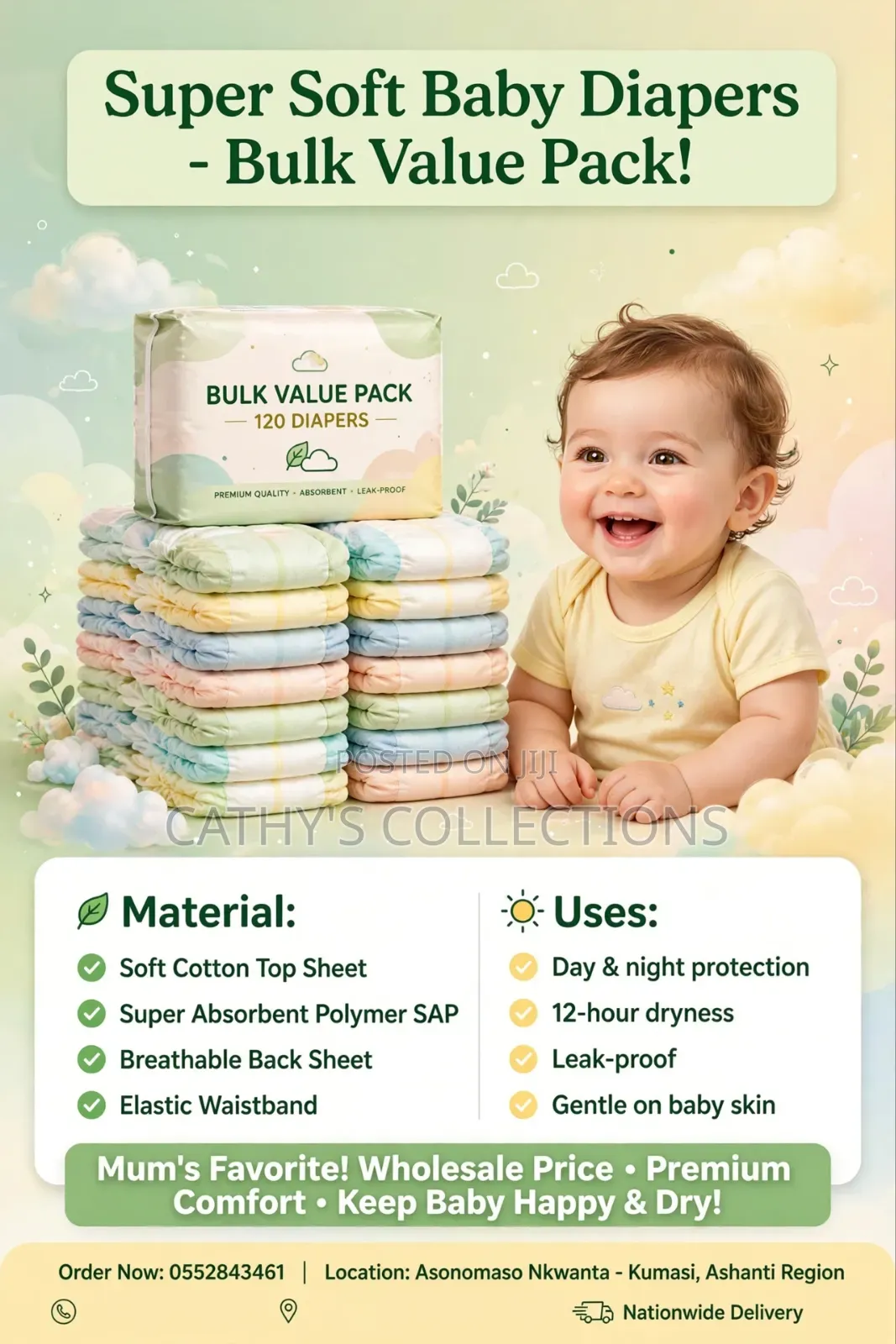 Super Soft Baby Diapers