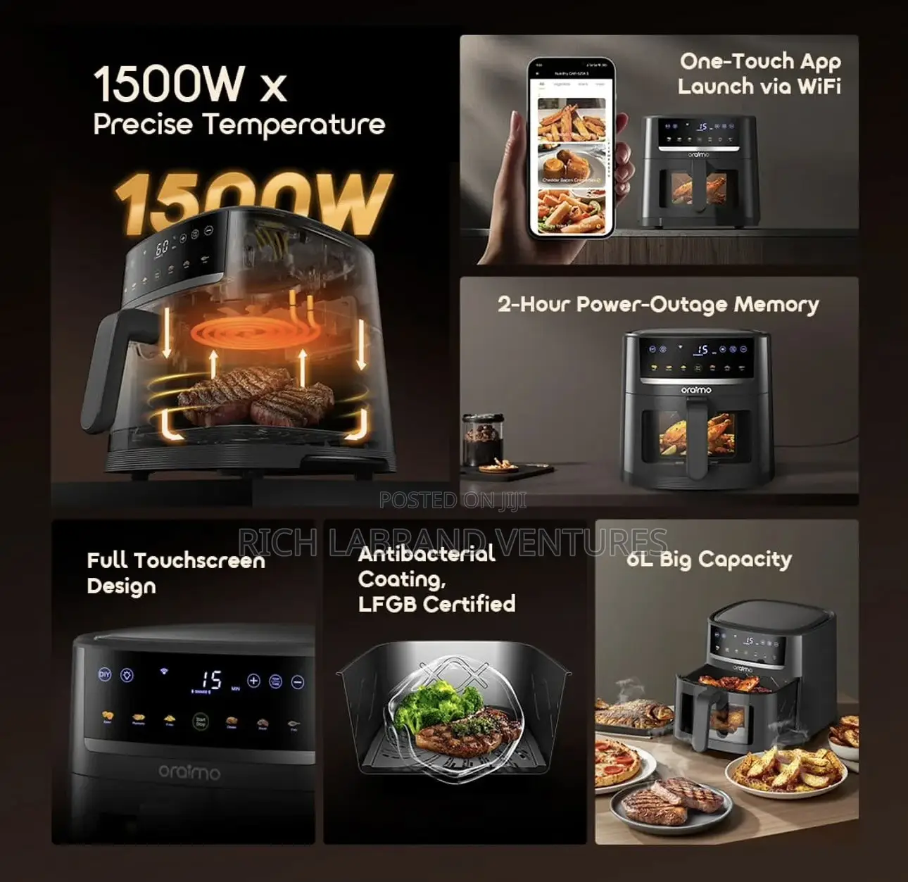 Oraimo Nutrifry S1 Ultra Air Fryer