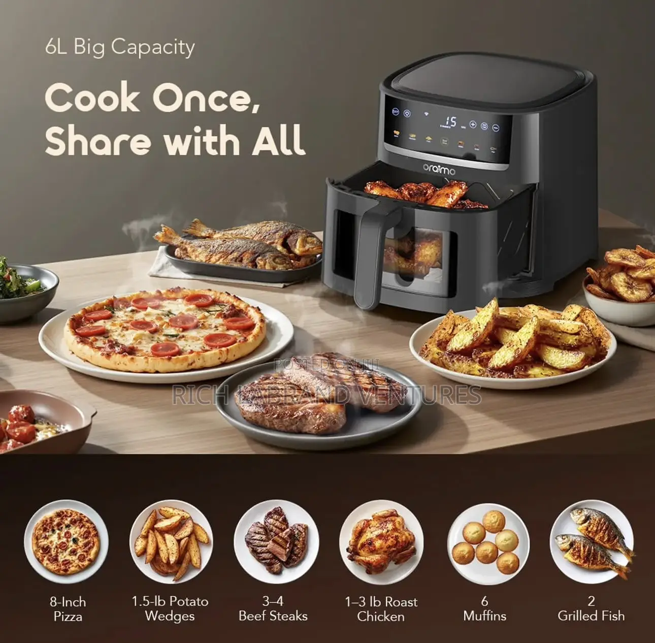 Oraimo Nutrifry S1 Ultra Air Fryer