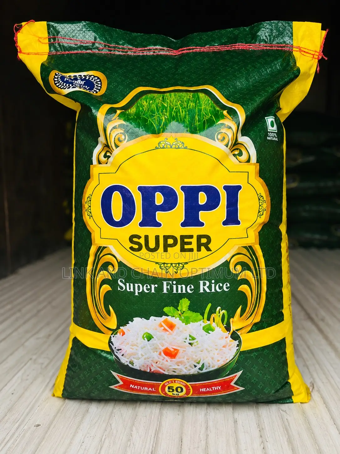 Oppi Super Long Grain Parboiled Rice 50kg – Nigerian Rice in Ghana