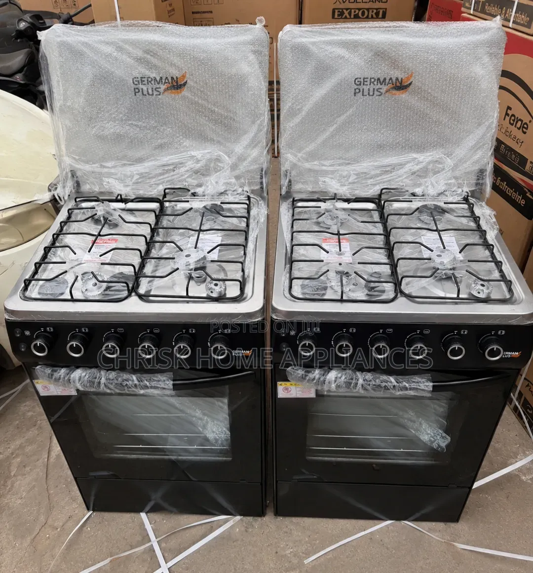 GERMAN PLUS 5-Burner Gas Cooker