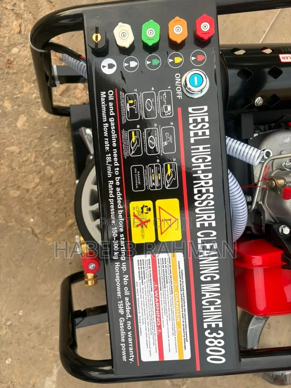 Diesel Engine Washing Bay Machine