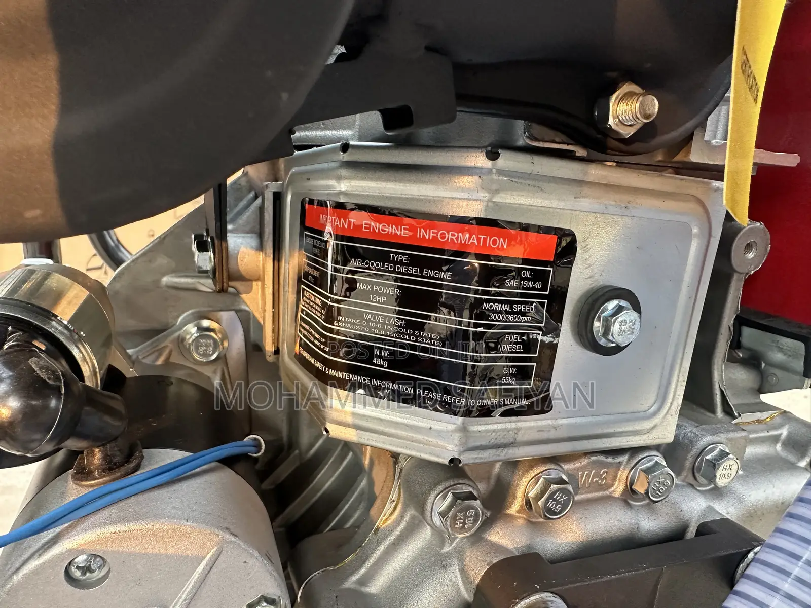 Diesel Powered High Pressure Washing Machine