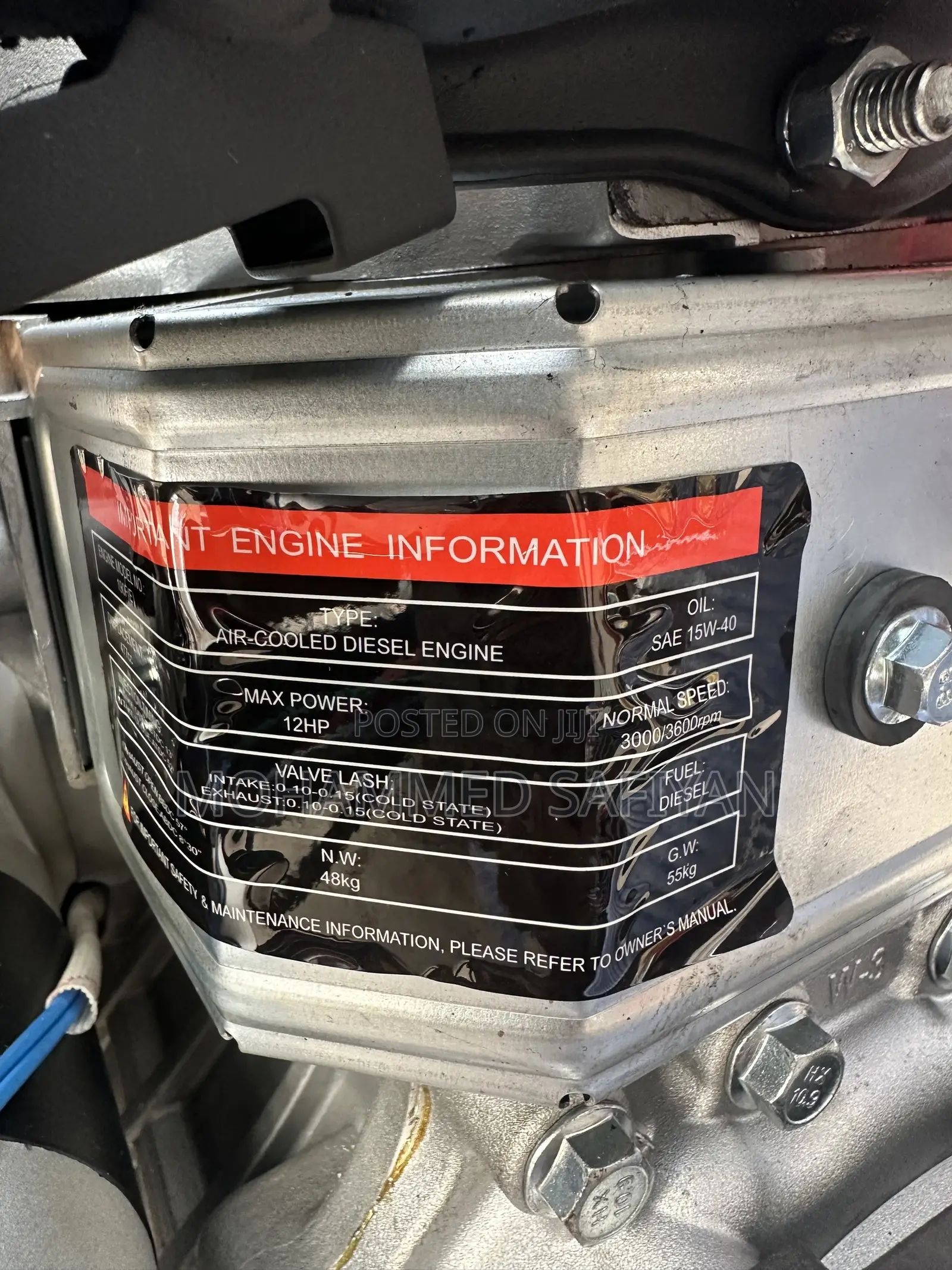 Diesel Powered High Pressure Washing Machine