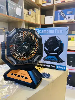 20000mAh Portable Rechargable Camping Fan With Night Led
