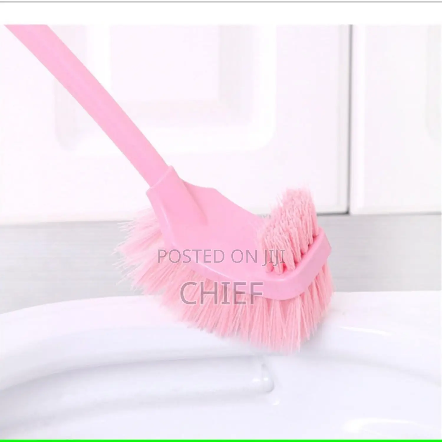 Double Sided Plastic Bathroom Wc Cleaning Brush
