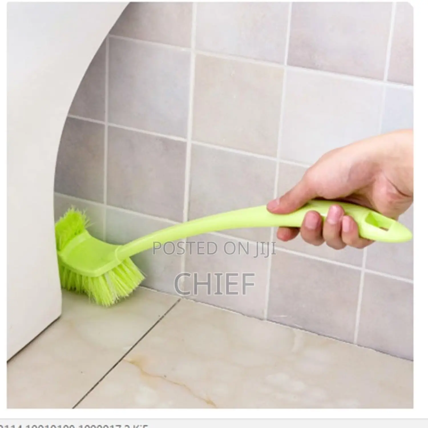 Double Sided Plastic Bathroom Wc Cleaning Brush