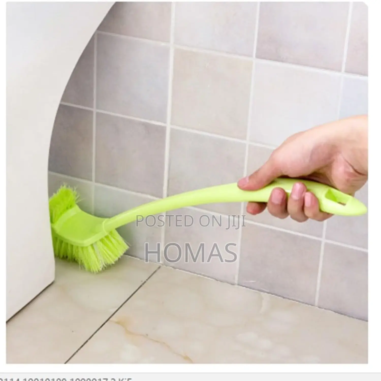 Double Sided Plastic Bathroom Wc Cleaning Brush