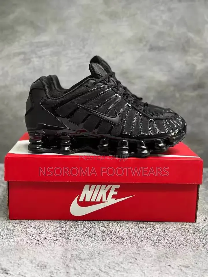 Nike Shox TL Triple Black | 40–45 | GH₵400