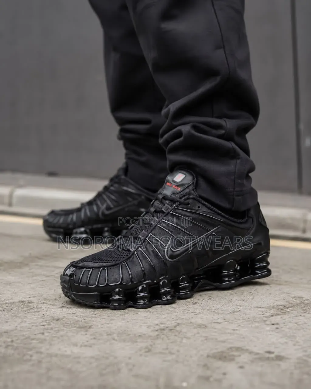 Nike Shox TL Triple Black | 40–45 | GH₵400