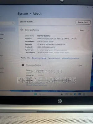 Laptop HP 15 8GB Intel Core i5 SSD 256GB