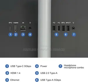 New Desktop Computer HP AiO 24 8GB Intel Core Ultra 5 SSD 512GB