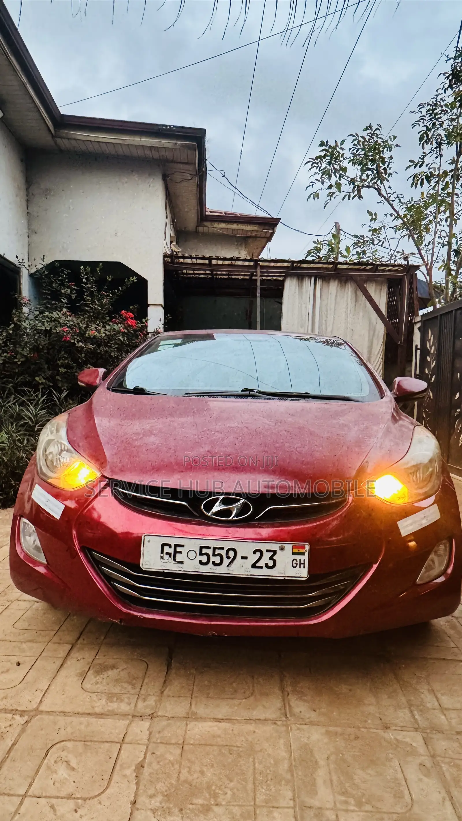 Hyundai Elantra Limited 4dr Sedan (1.8L 4cyl 6A) 2014 Red