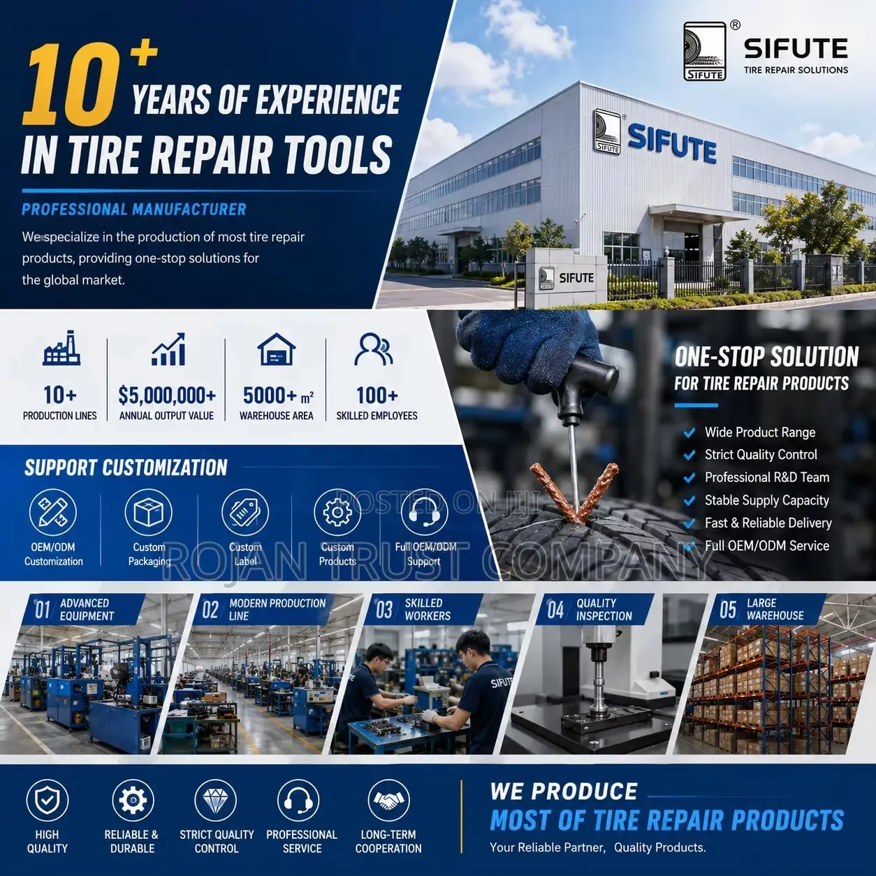 Universal Tubeless Tire Repairs String