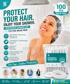 100 Disposable Shower Cap