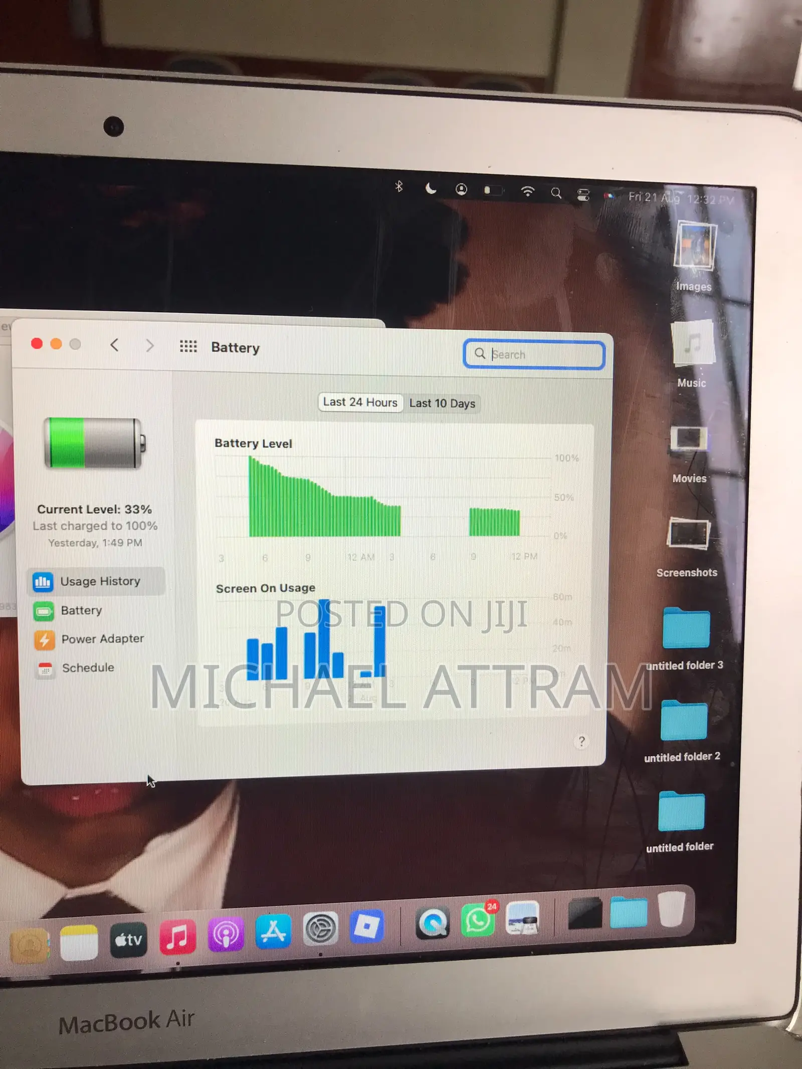 Laptop Apple MacBook Air 8GB Intel Core i5 SSD 128GB
