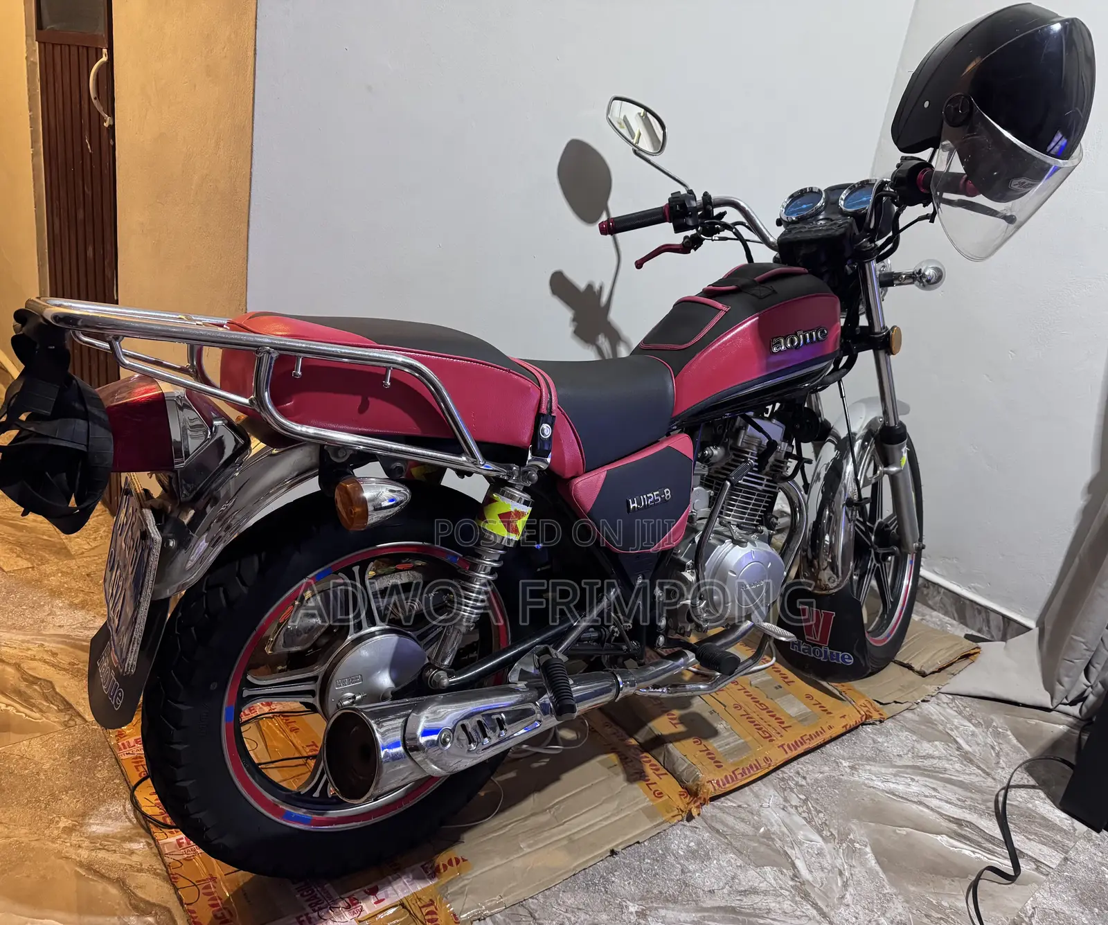 Haojue HJ125-8EXTRA 2025 Red