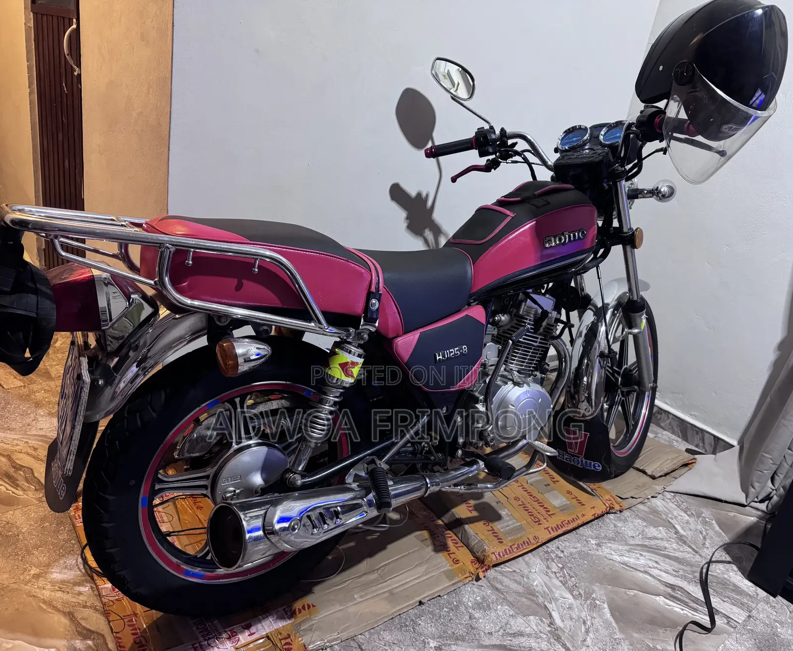 Haojue HJ125-8EXTRA 2025 Red