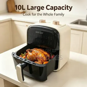 Silver CREST 10 Litre Digital Air Fryer Oil Free Multifunctional Cook