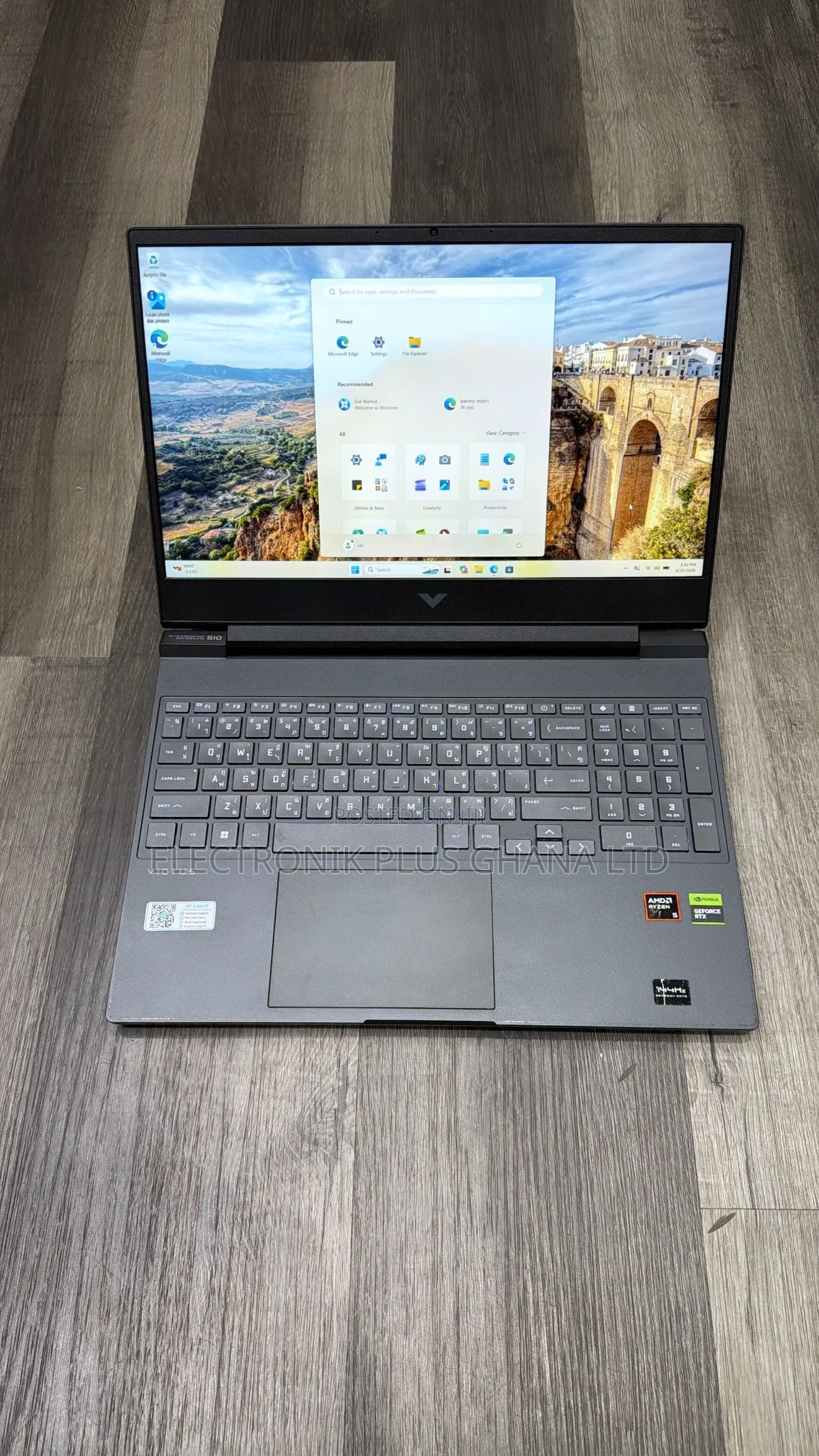 Laptop HP Victus 15 16GB AMD Ryzen 5 SSD 1T