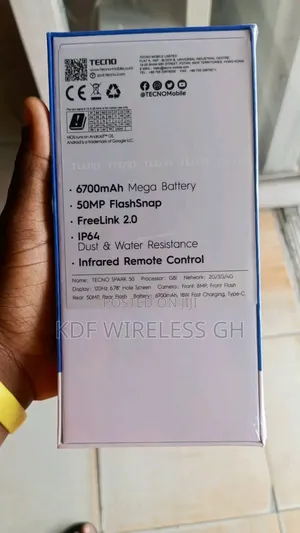New Tecno Spark 50 128 GB