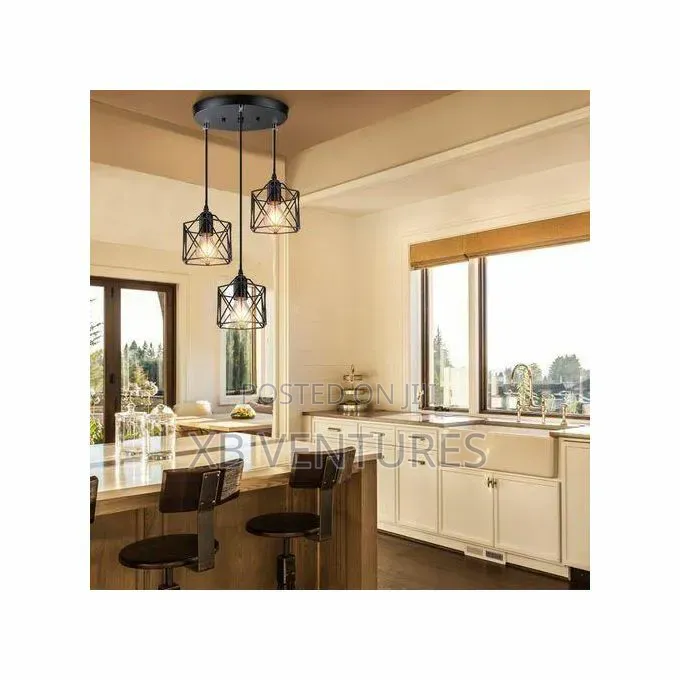 3 Head LED Ceiling Light, Adjustable Pendant, Recessed Lighting
