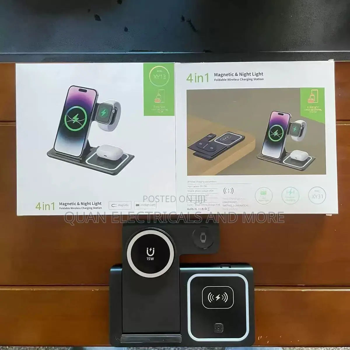 Multifunctional All in One Wireless Charger