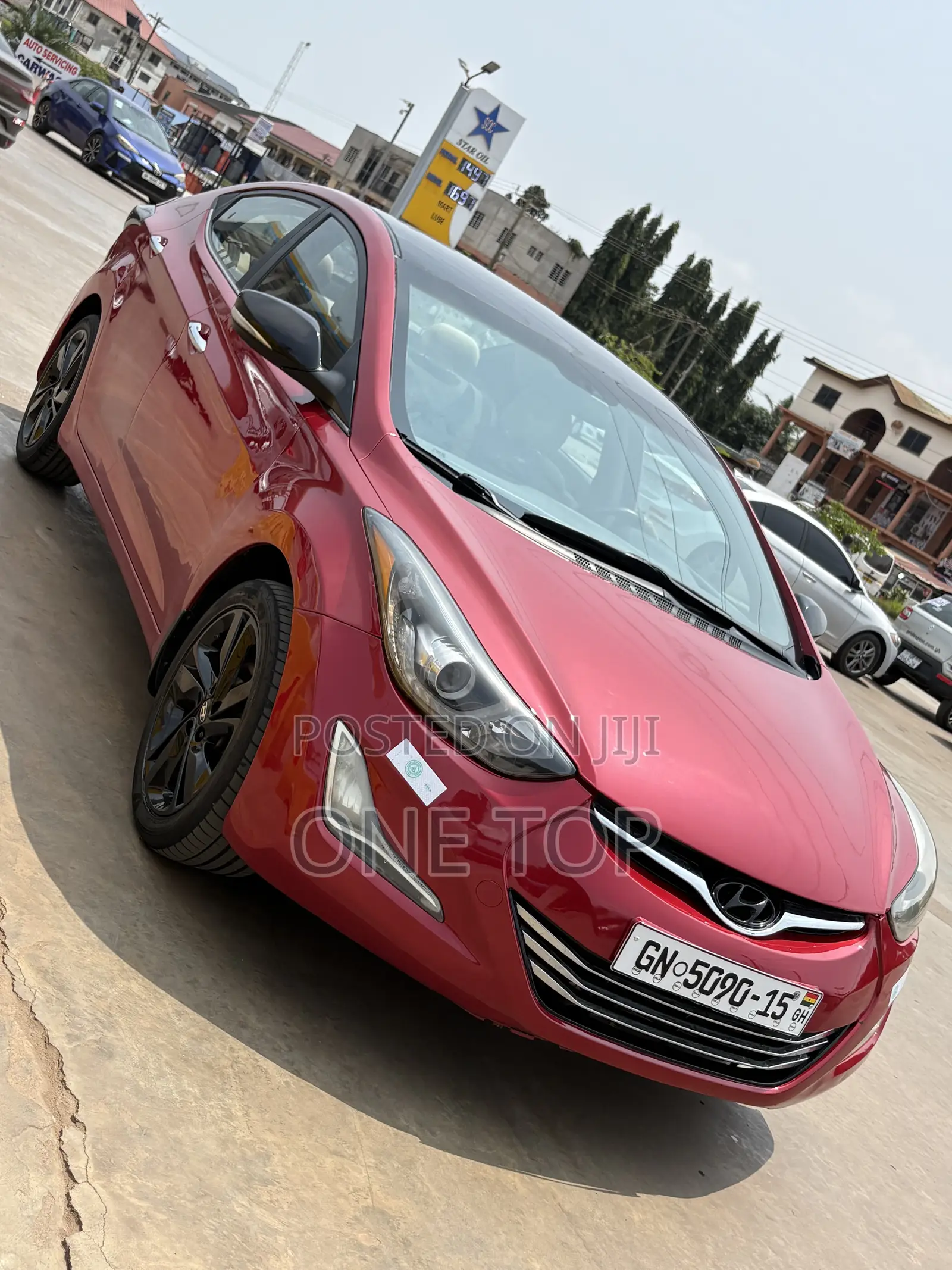 Hyundai Elantra Limited PZEV 4dr Sedan (1.8L 4cyl 6A) 2015 Red