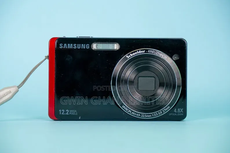 Samsung ST500 Red Digicam: Y2K Selfie Screen, 12.2 MP