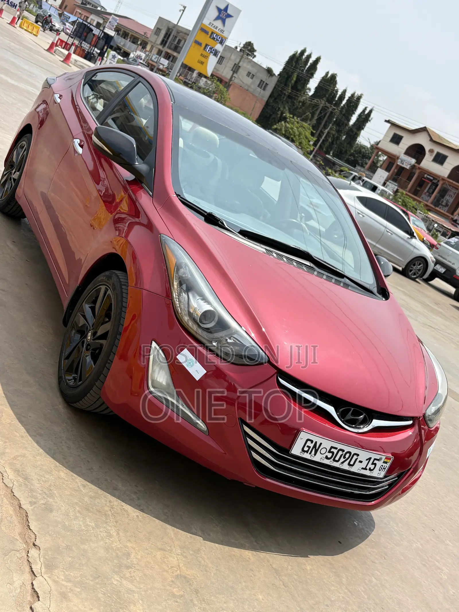 Hyundai Elantra Limited PZEV 4dr Sedan (1.8L 4cyl 6A) 2015 Red
