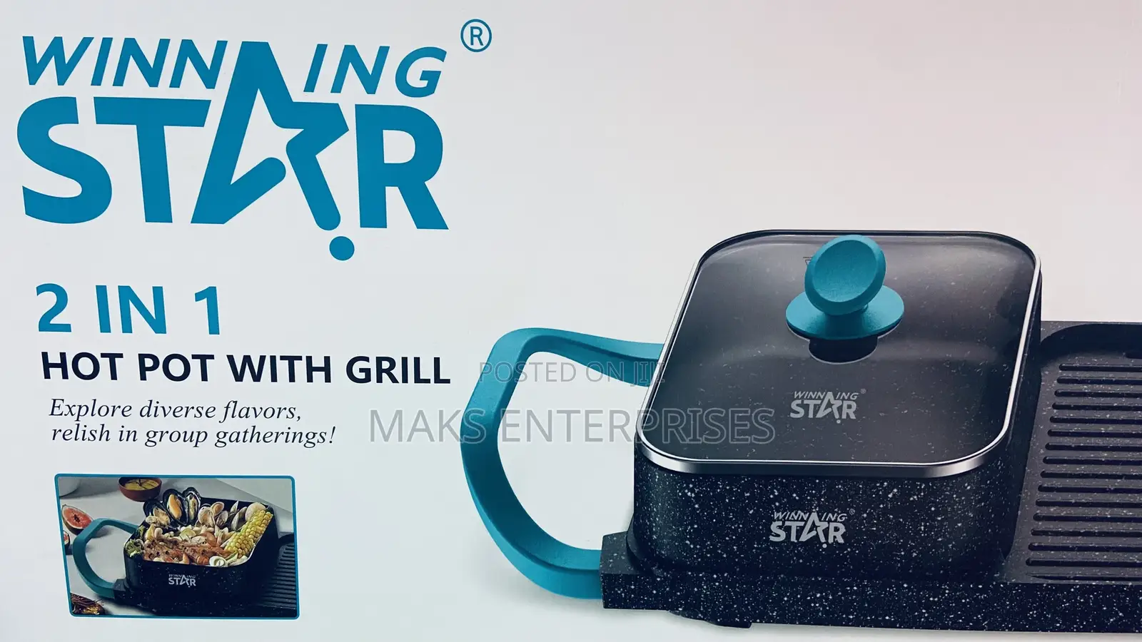 2in1 Hot Pot With a Grill