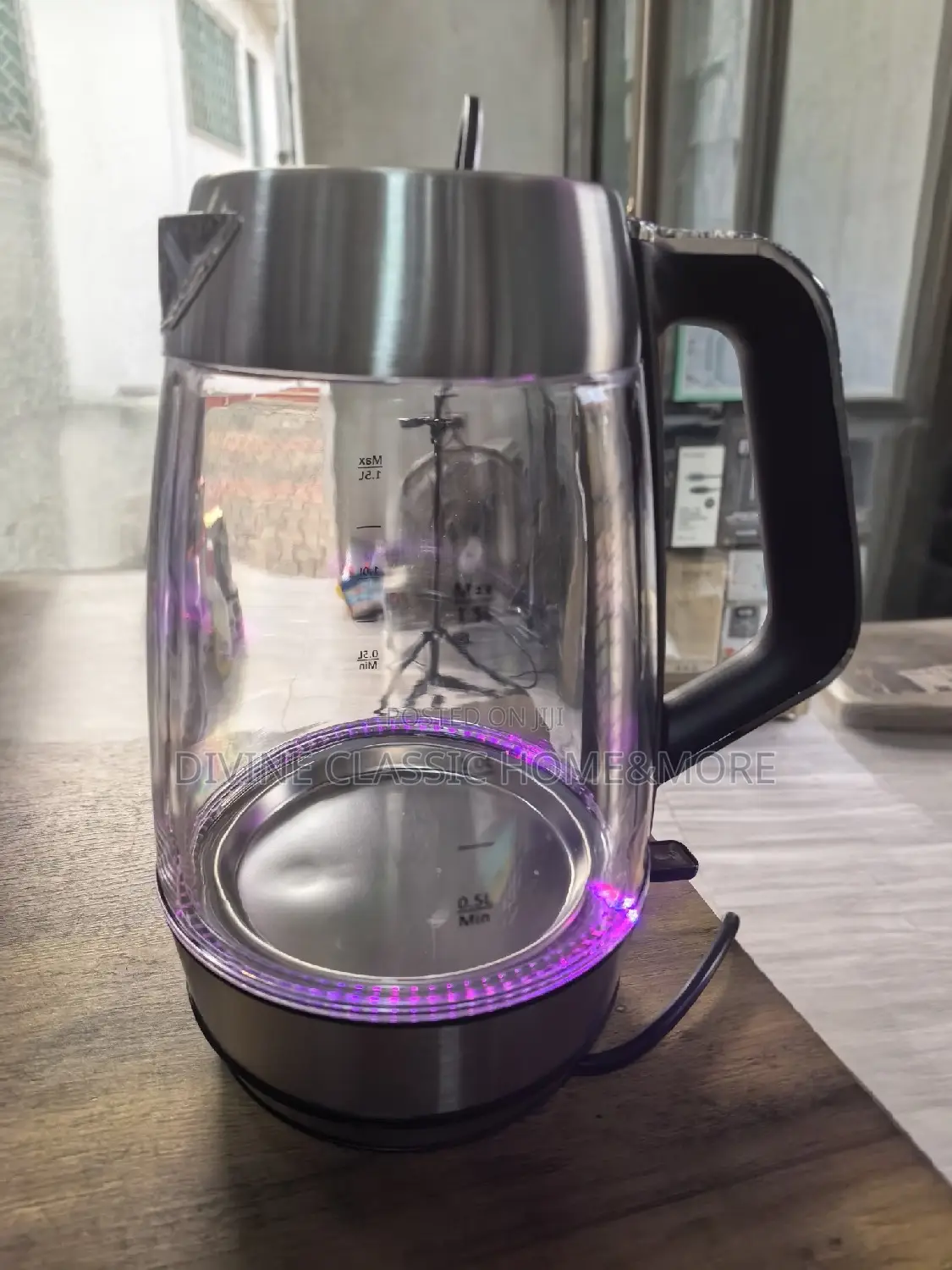 Anko 1.5lit Glass Kettle