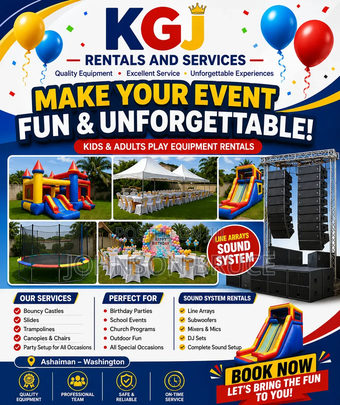 Kids and Adults Play Equipments