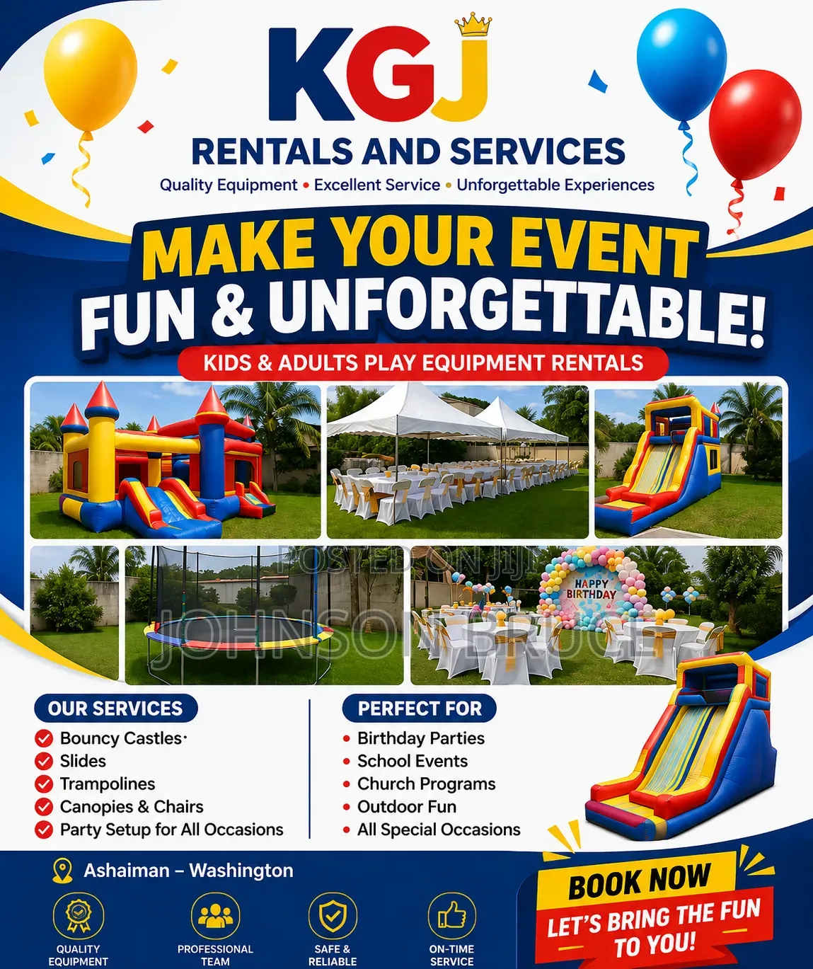 Kids and Adults Play Equipments