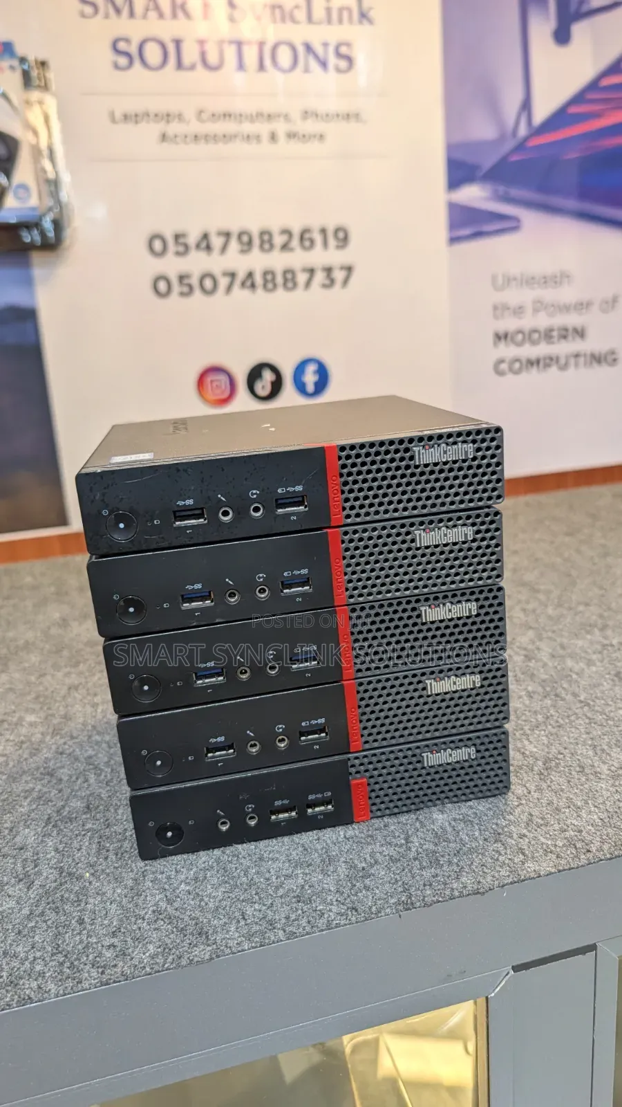Desktop Computer Lenovo ThinkCentre M700 8GB Intel Core i3 SSD 128GB