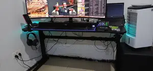 Durable Gaming Desk With RGB Light for Your Office or Home