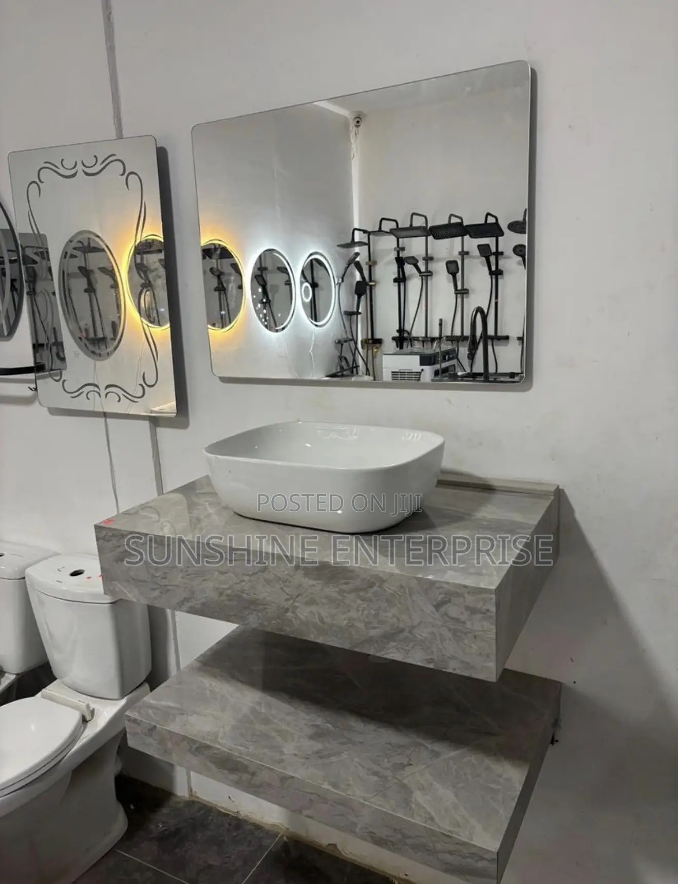 Marble Cabinet Basin 80cm