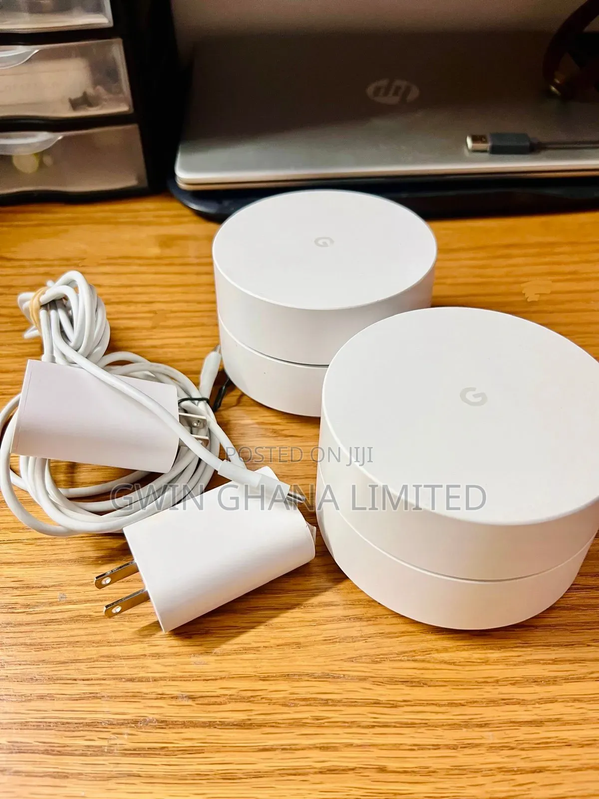 Google WiFi AC-1304 Dual-Band Mesh Router - 2 Pack. 1200mps/3000sqft