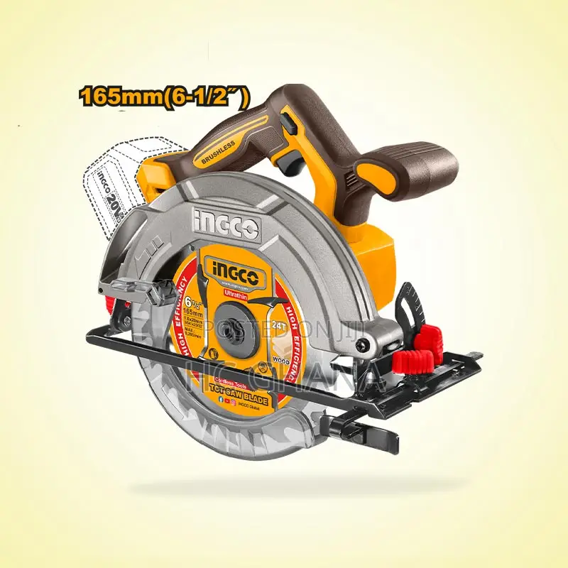 INGCO 165MM (6-1/2") Cordless Circular Saw - CSLI1652
