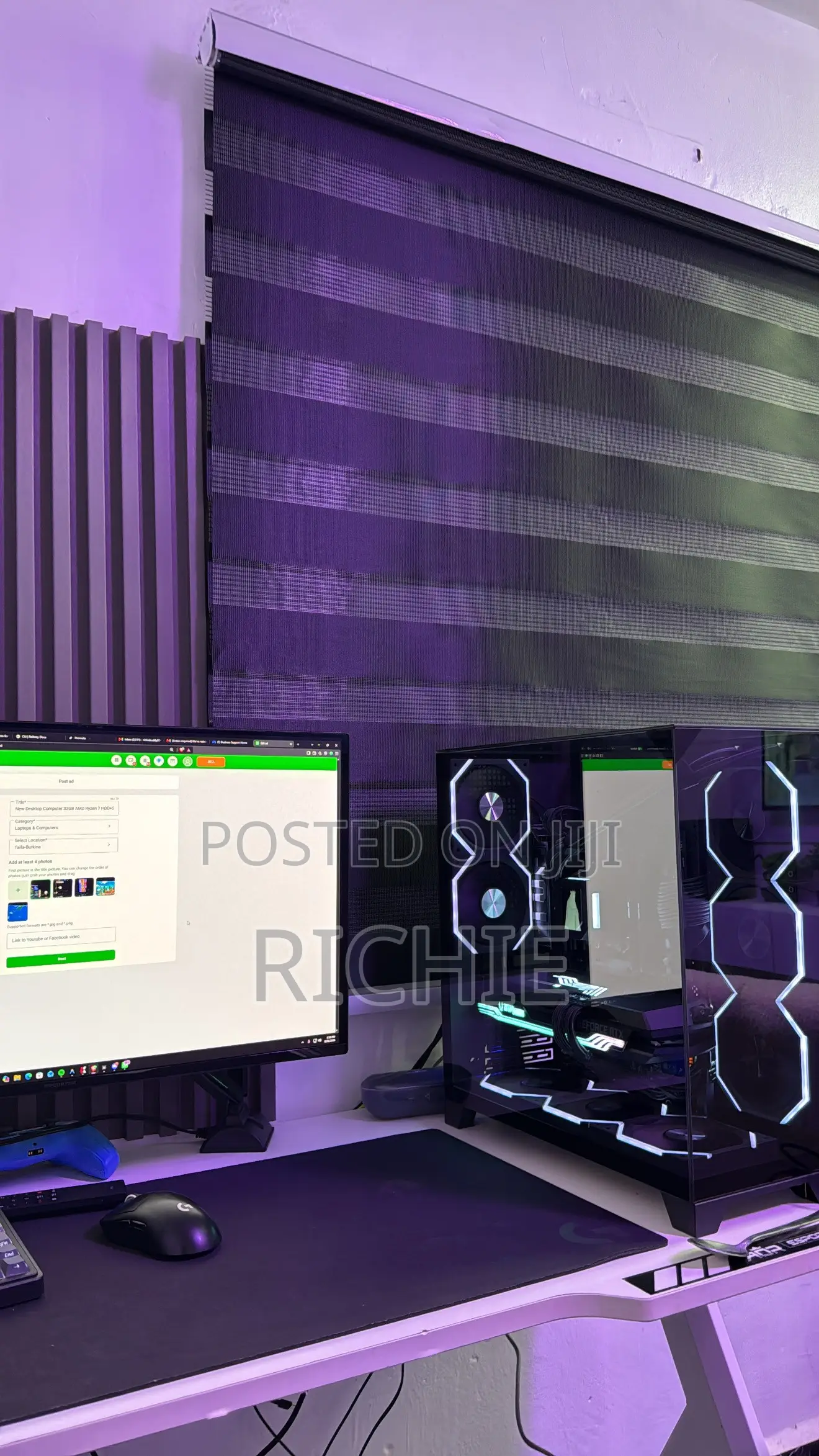 New Desktop Computer 32GB AMD Ryzen 7 HDD+SSD 3T