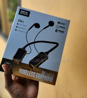 Neckband, Wireless Headphones With High Sound Quality.
