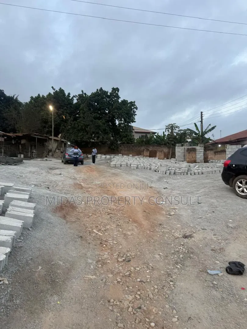 Main Roadside Land for Sale at Pokuase